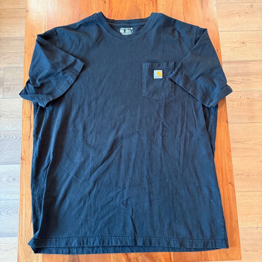 Carhartt Men's Loose Fit Black Short‎ Sleeve T-shirt Size 2XL